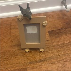 Dog miniature pinscher Photo Frame